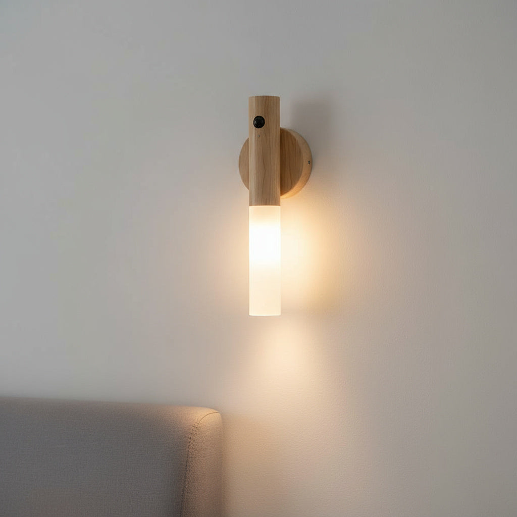 Wall Mounted Sconce Lamp - Cylindrical Tube Shade