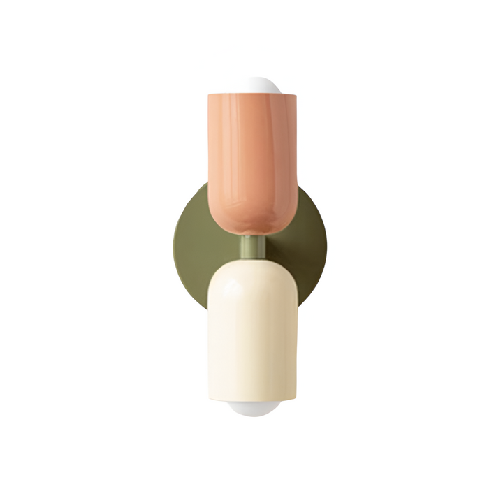 Wall Mounted Sconce Lamp - Dual Capsule Shade