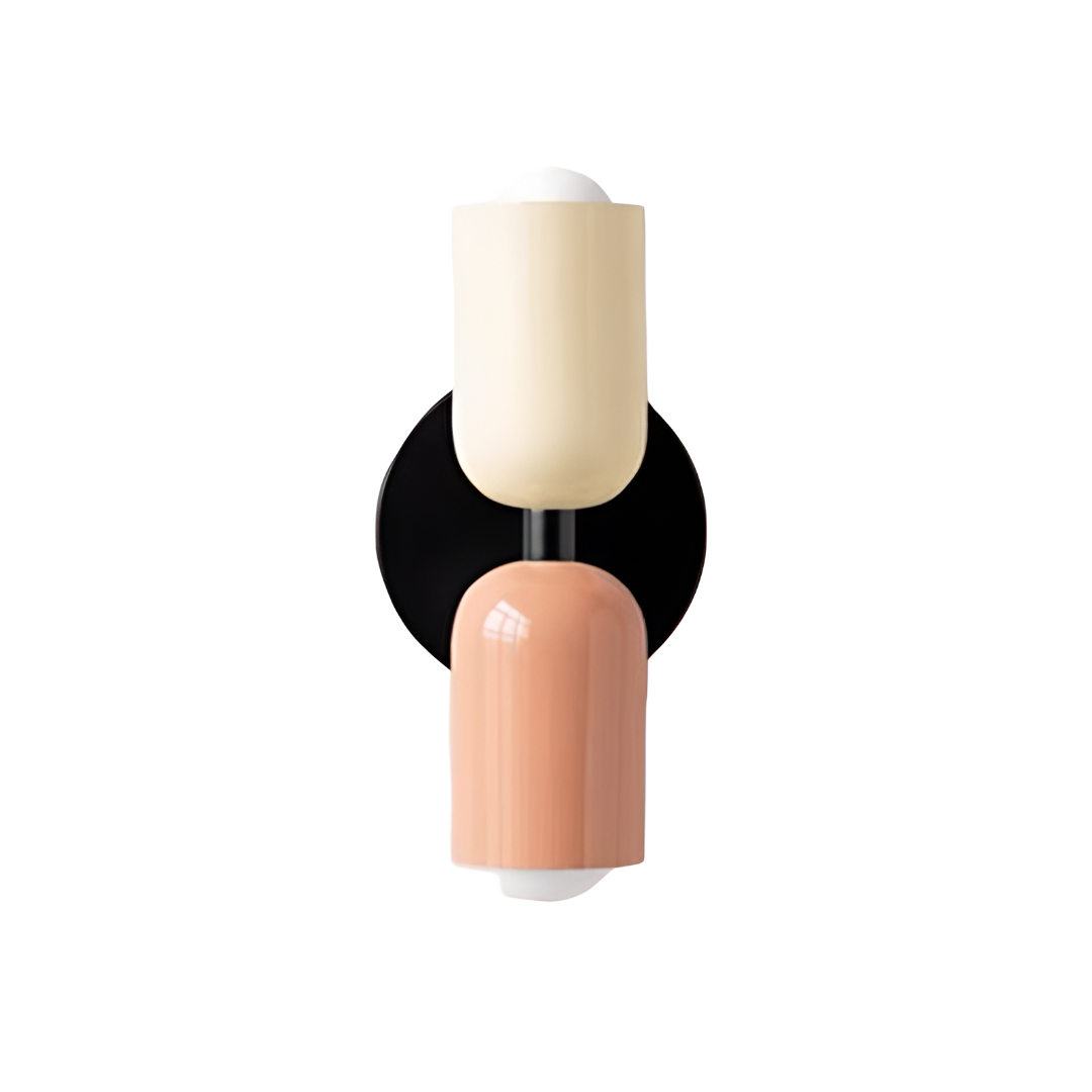 Wall Mounted Sconce Lamp - Dual Capsule Shade