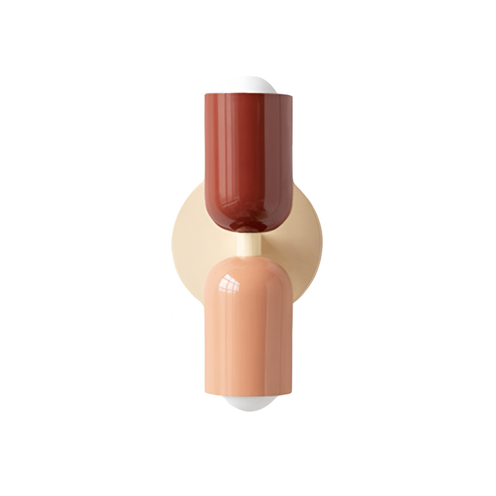Wall Mounted Sconce Lamp - Dual Capsule Shade