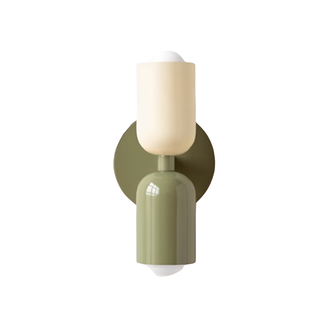 Wall Mounted Sconce Lamp - Dual Capsule Shade