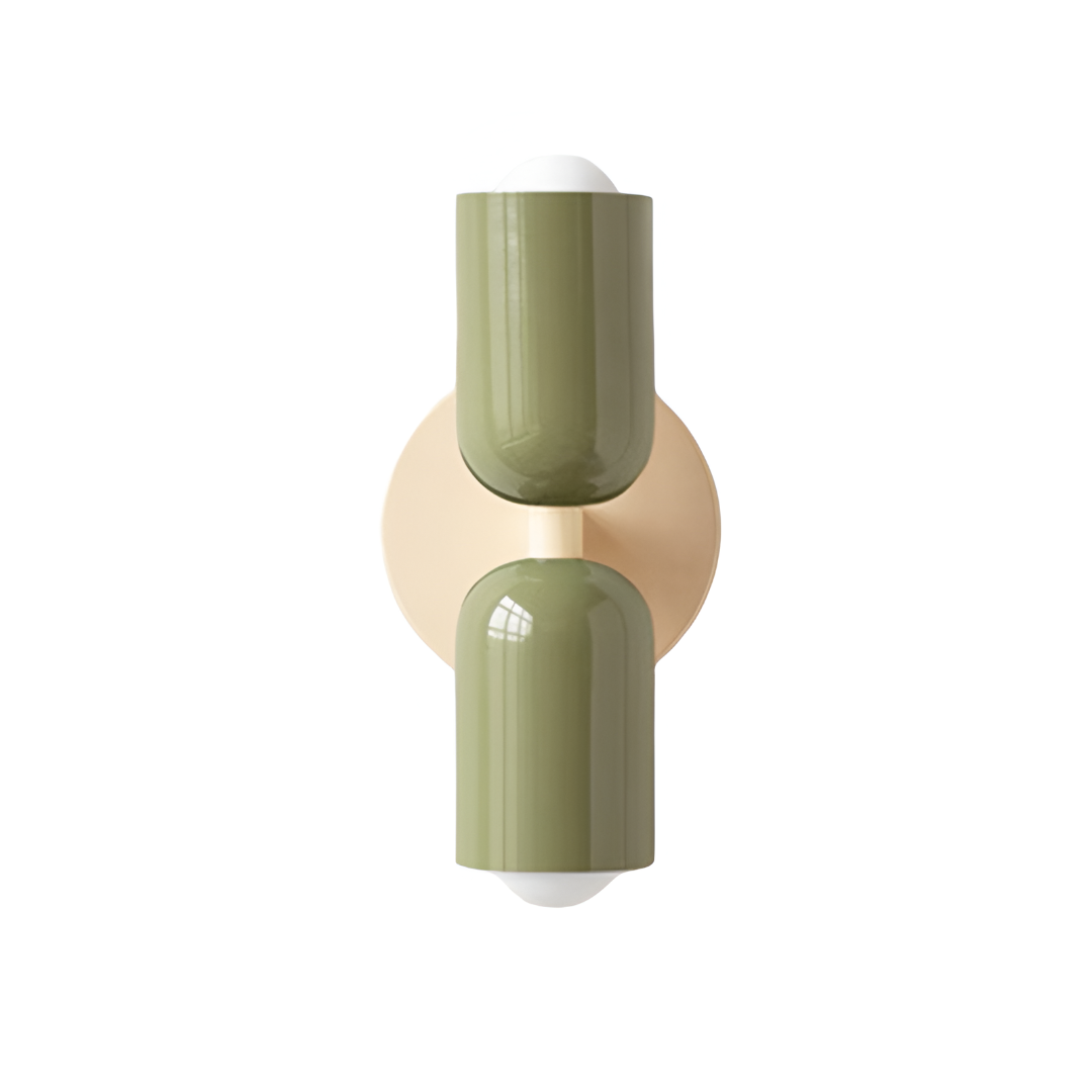 Wall Mounted Sconce Lamp - Dual Capsule Shade