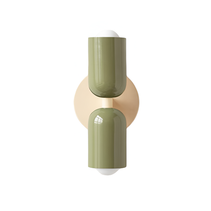 Wall Mounted Sconce Lamp - Dual Capsule Shade