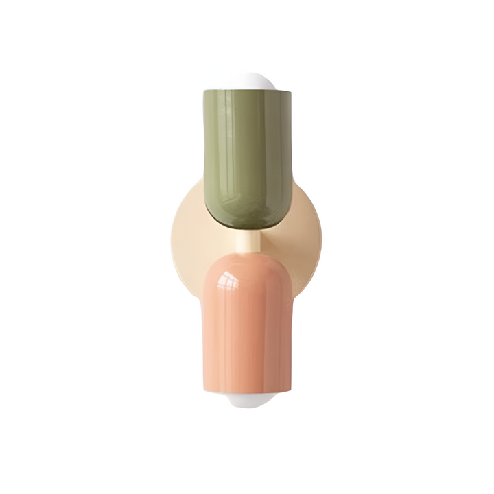 Wall Mounted Sconce Lamp - Dual Capsule Shade