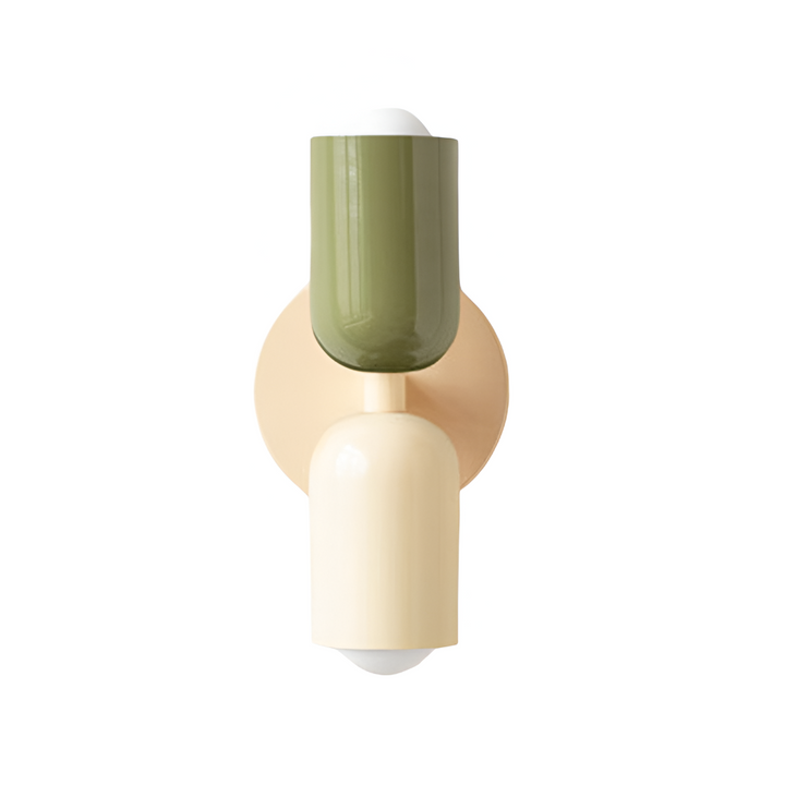 Wall Mounted Sconce Lamp - Dual Capsule Shade