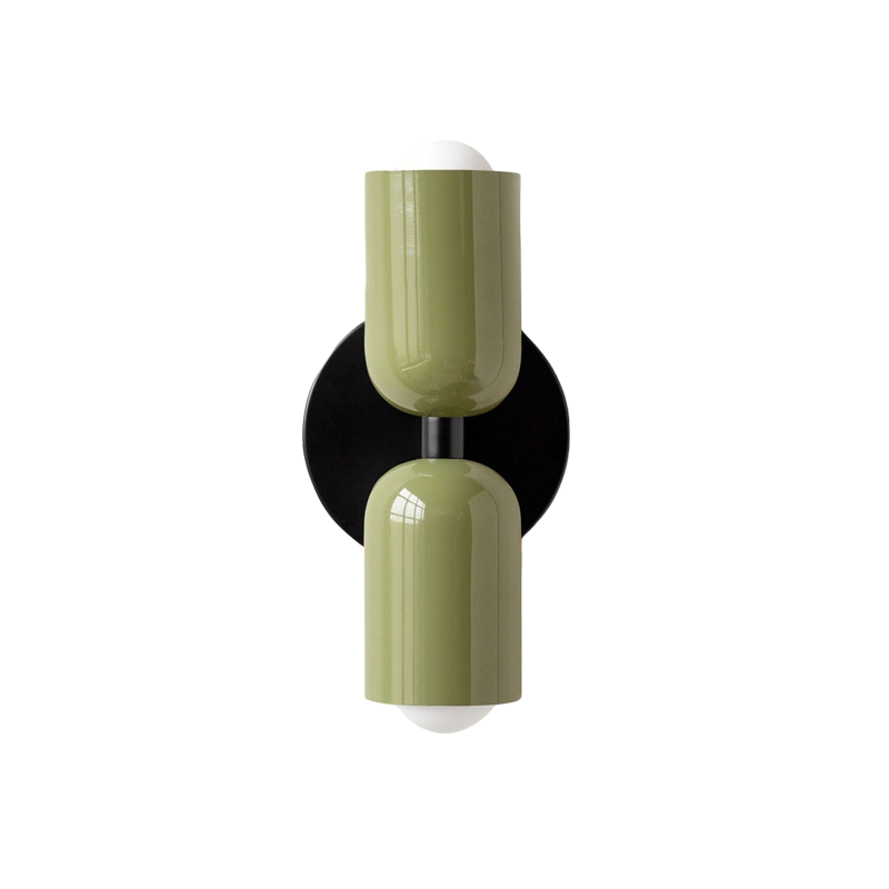 Wall Mounted Sconce Lamp - Dual Capsule Shade