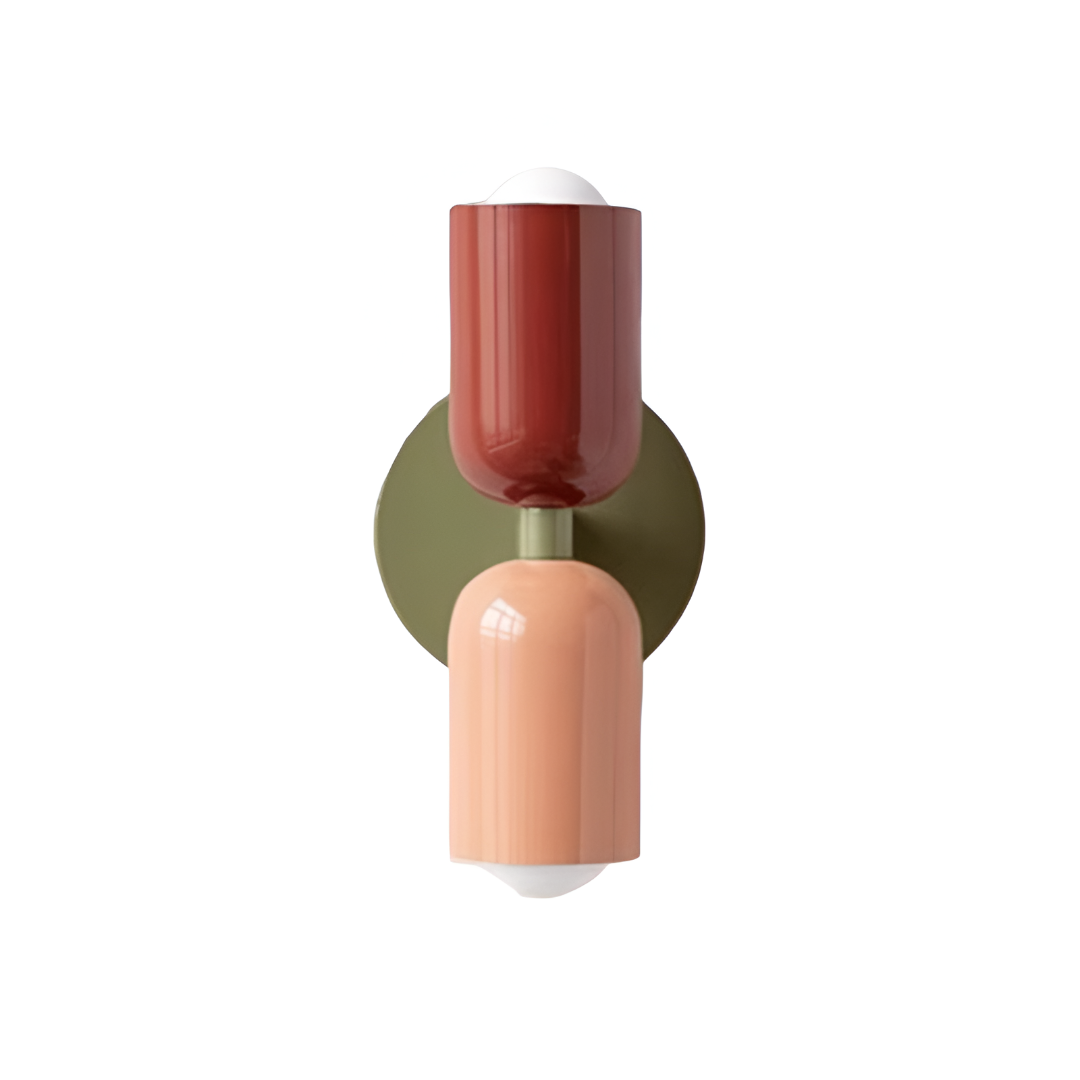 Wall Mounted Sconce Lamp - Dual Capsule Shade