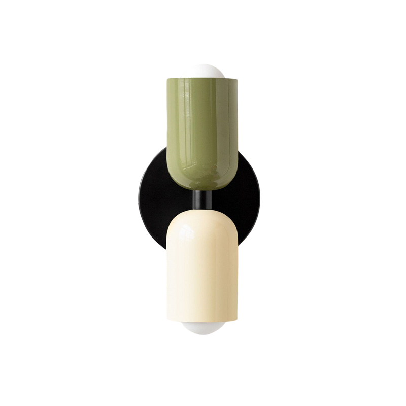 Wall Mounted Sconce Lamp - Dual Capsule Shade