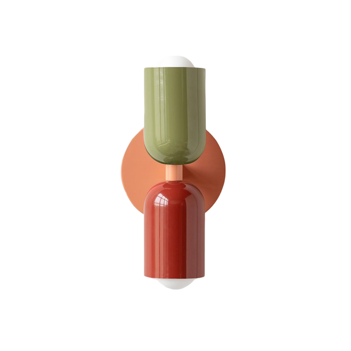Wall Mounted Sconce Lamp - Dual Capsule Shade
