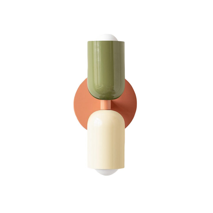 Wall Mounted Sconce Lamp - Dual Capsule Shade
