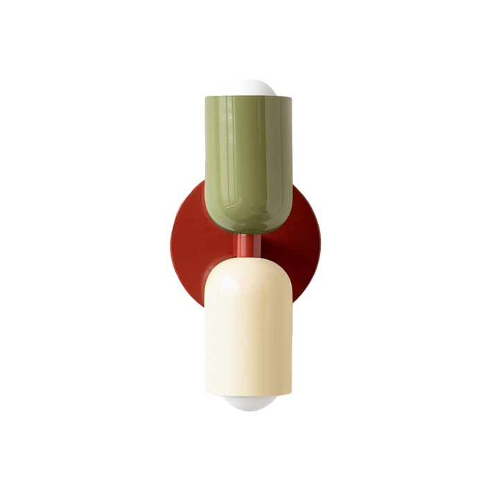 Wall Mounted Sconce Lamp - Dual Capsule Shade