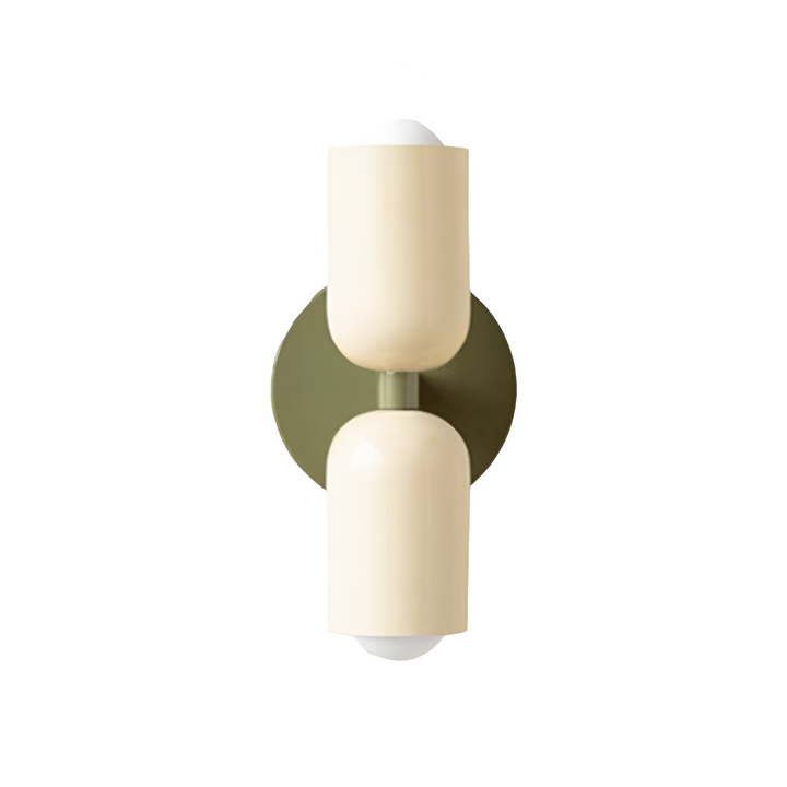 Wall Mounted Sconce Lamp - Dual Capsule Shade