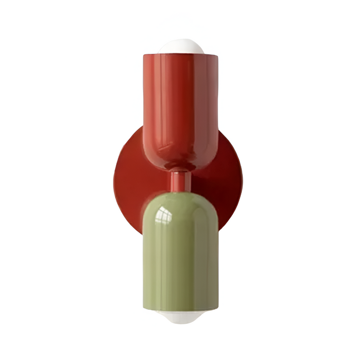 Wall Mounted Sconce Lamp - Dual Capsule Shade