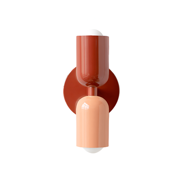 Wall Mounted Sconce Lamp - Dual Capsule Shade
