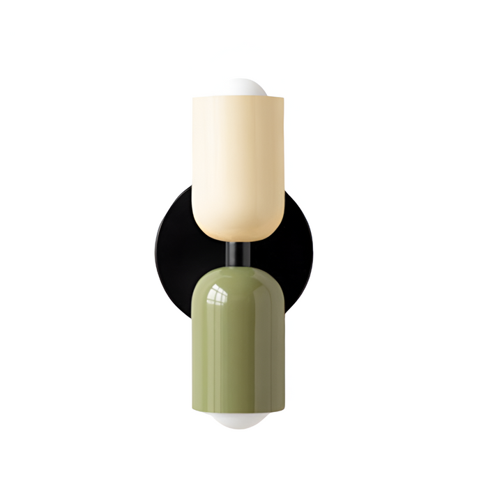 Wall Mounted Sconce Lamp - Dual Capsule Shade