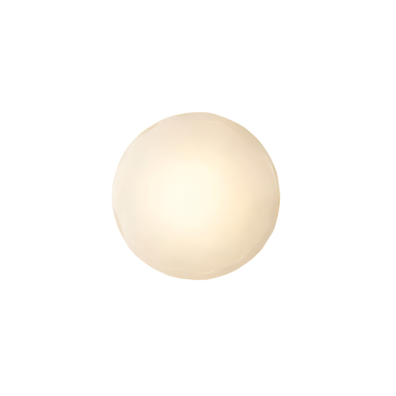 Wall Mounted Sconce Lamp - Dual Disc Shade on Vertical Stem