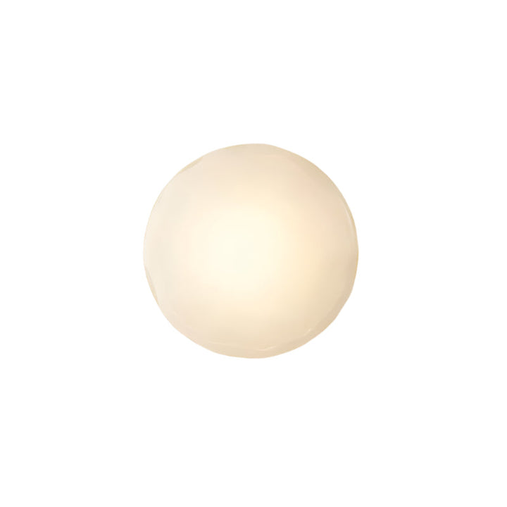 Wall Mounted Sconce Lamp - Dual Disc Shade on Vertical Stem