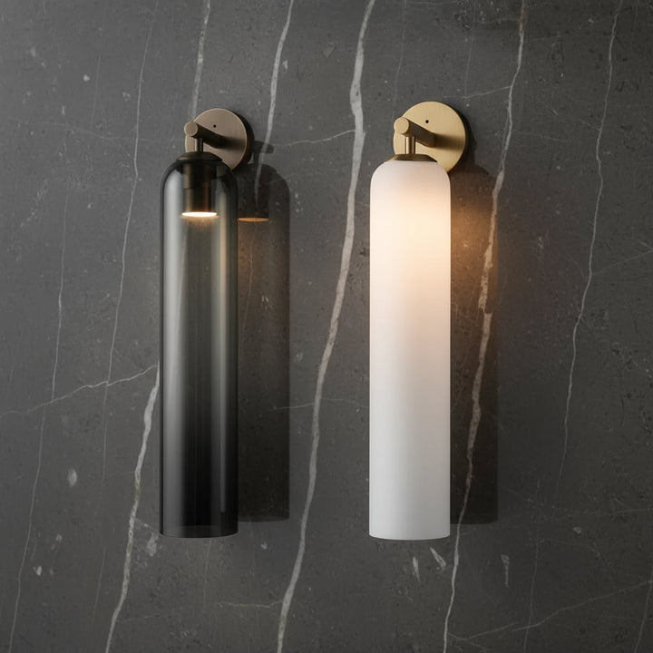 Wall Mounted Sconce Lamp - Elongated Cylinder Shade