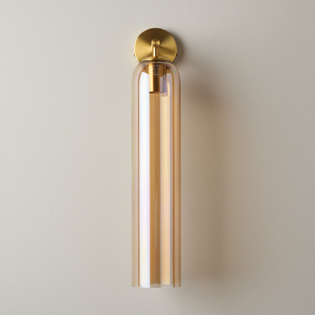 Wall Mounted Sconce Lamp - Elongated Cylinder Shade