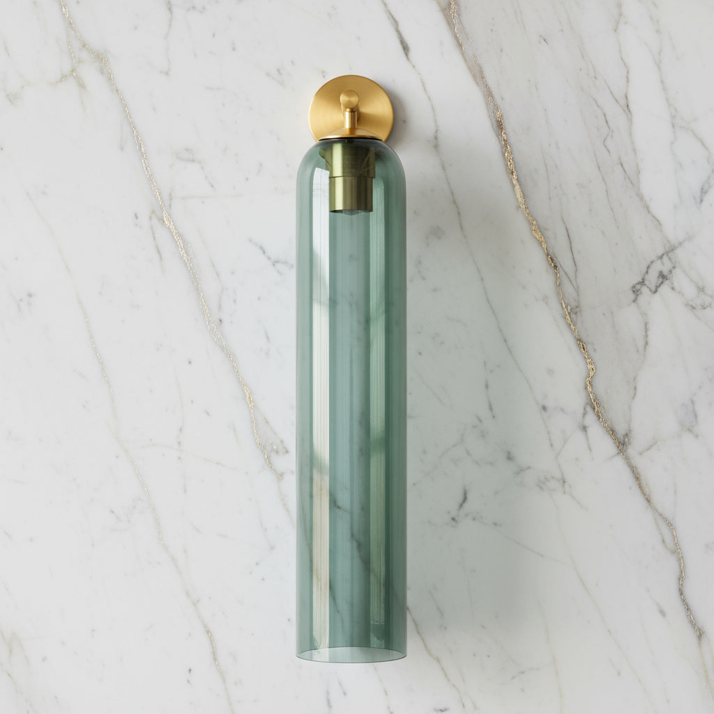 Wall Mounted Sconce Lamp - Elongated Cylinder Shade