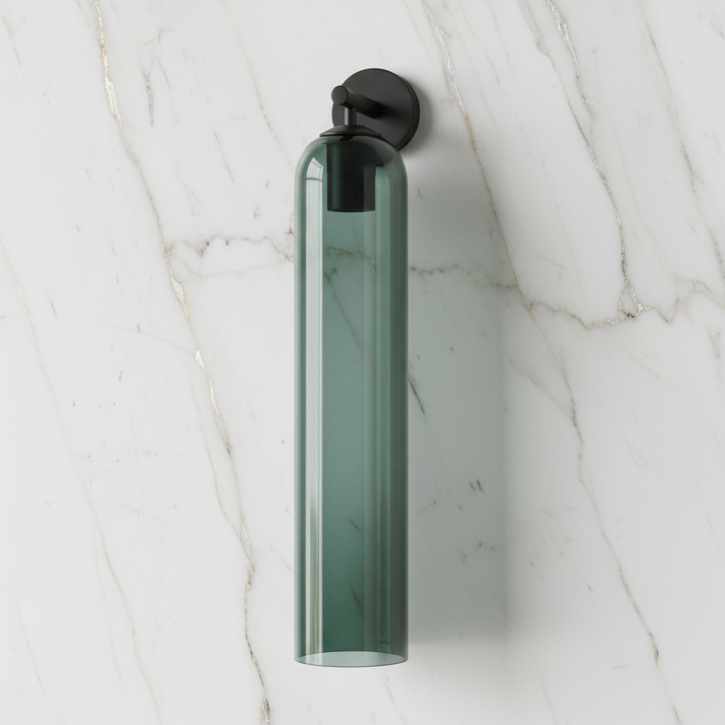 Wall Mounted Sconce Lamp - Elongated Cylinder Shade