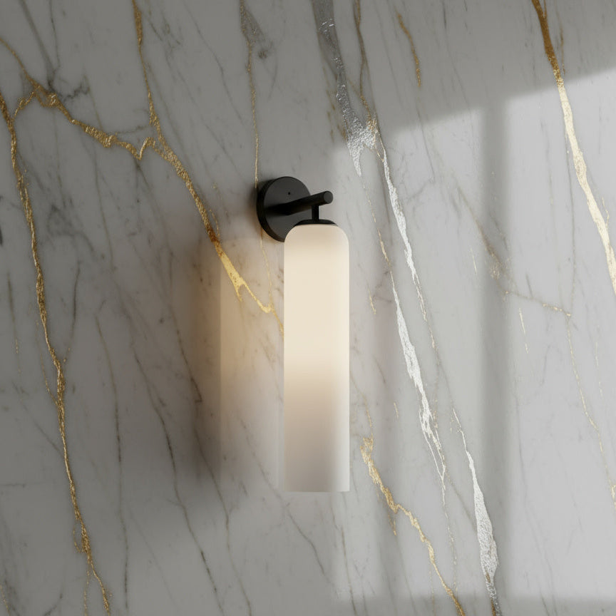Wall Mounted Sconce Lamp - Elongated Cylinder Shade