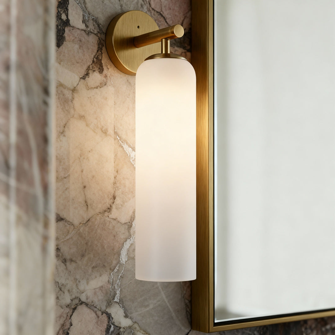 Wall Mounted Sconce Lamp - Elongated Cylinder Shade