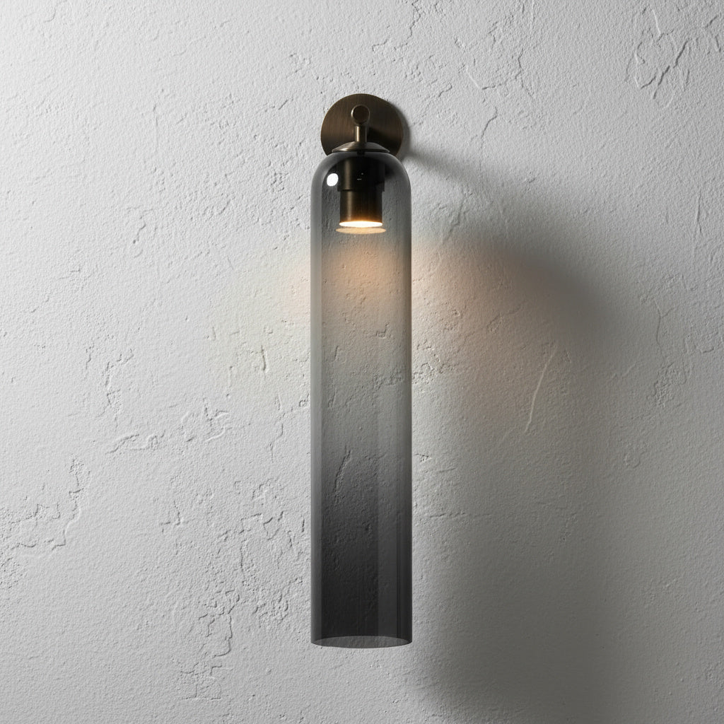 Wall Mounted Sconce Lamp - Elongated Cylinder Shade