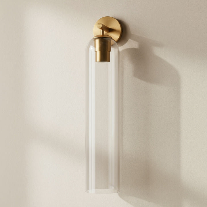 Wall Mounted Sconce Lamp - Elongated Cylinder Shade