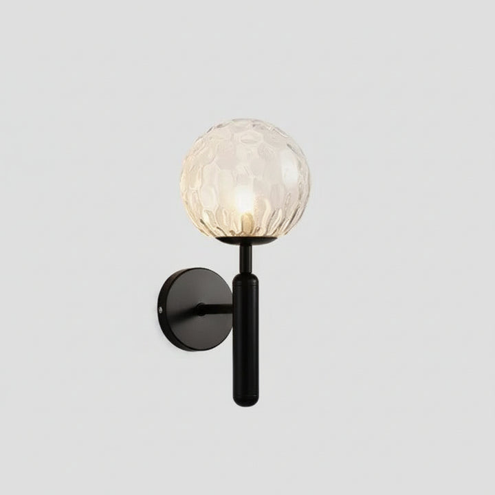 Wall Mounted Sconce Lamp - Globe Shade on Stem
