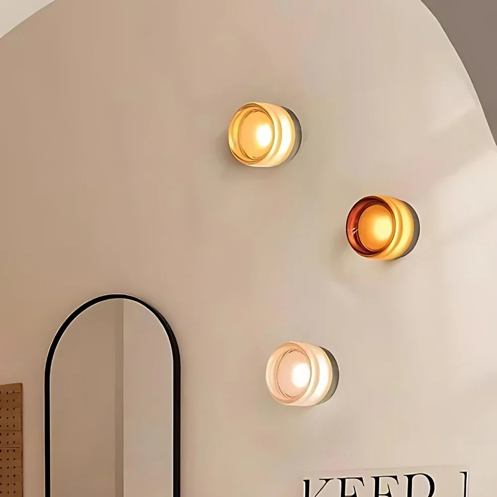 Wall Mounted Sconce Lamp - Round Dome Shade