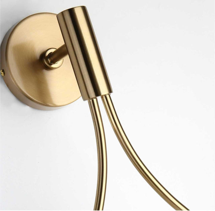 Wall Mounted Sconce Lamp - Single Globe in Teardrop Loop