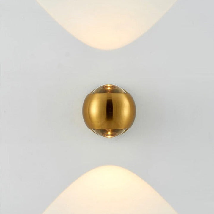 Wall Mounted Sconce Lamp - Spherical Up and Down Light
