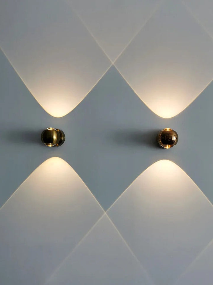 Wall Mounted Sconce Lamp - Spherical Up and Down Light