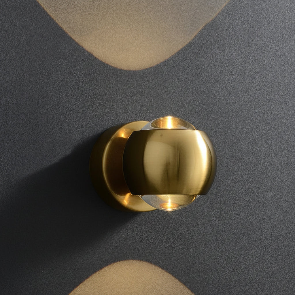 Wall Mounted Sconce Lamp - Spherical Up and Down Light