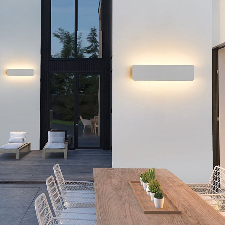 Wall Mounted Sconce Lamp Angled Metal Panel Shade