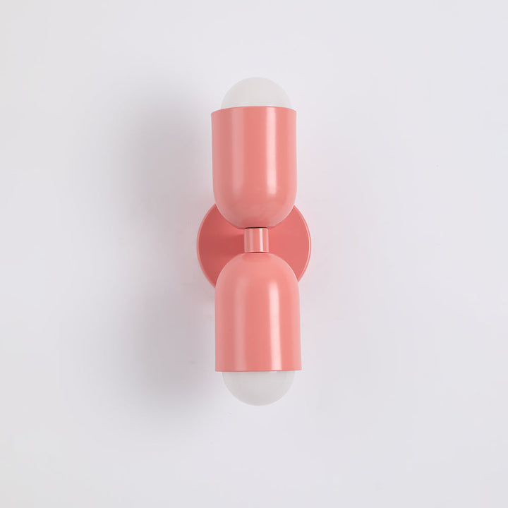 Wall Mounted Sconce Lamp Dual Cylinder Shade