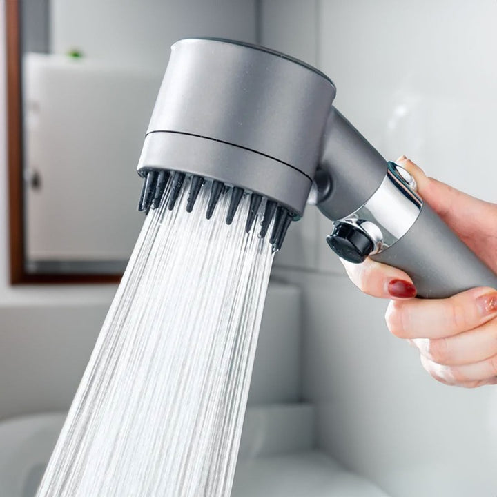Adjustable High-Pressure Shower Head with Water Filter