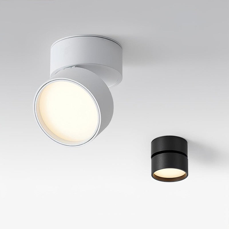 Adjustable Surface-Mounted LED Ceiling Spotlight - Modern Minimalist