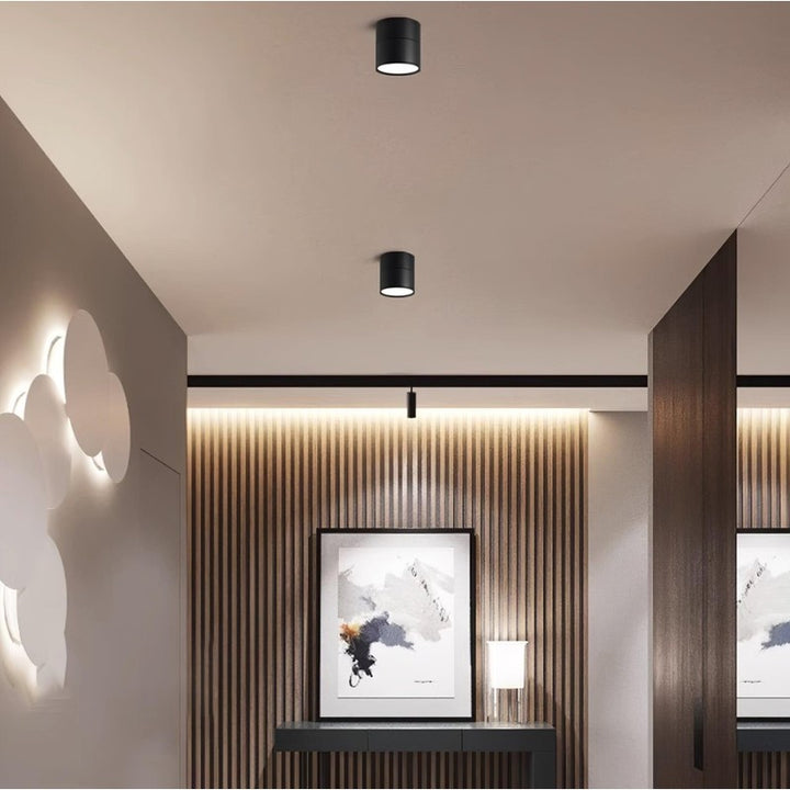 Adjustable Surface-Mounted LED Ceiling Spotlight - Modern Minimalist