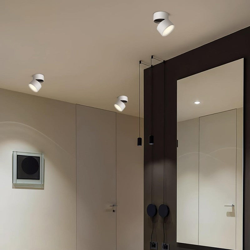 Adjustable Surface-Mounted LED Ceiling Spotlight - Modern Minimalist