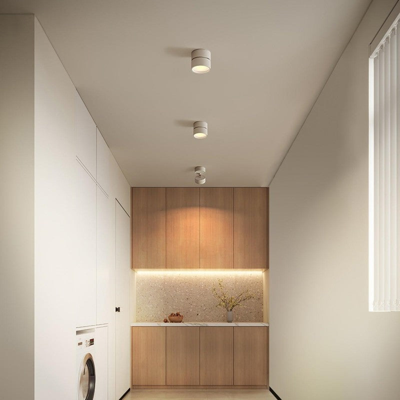 Adjustable Surface-Mounted LED Ceiling Spotlight - Modern Minimalist