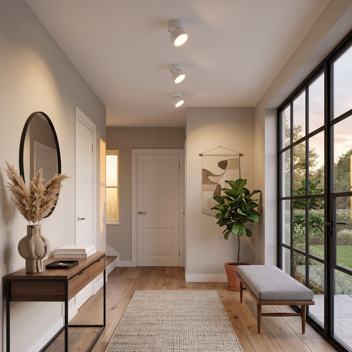 Adjustable Surface-Mounted LED Ceiling Spotlight - Modern Minimalist