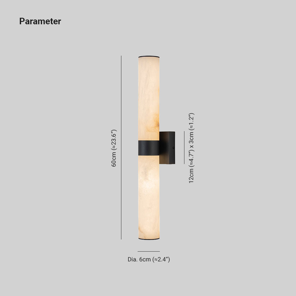 Alabaster Linear Wall Light | Modern Dimmable LED Wall Sconce