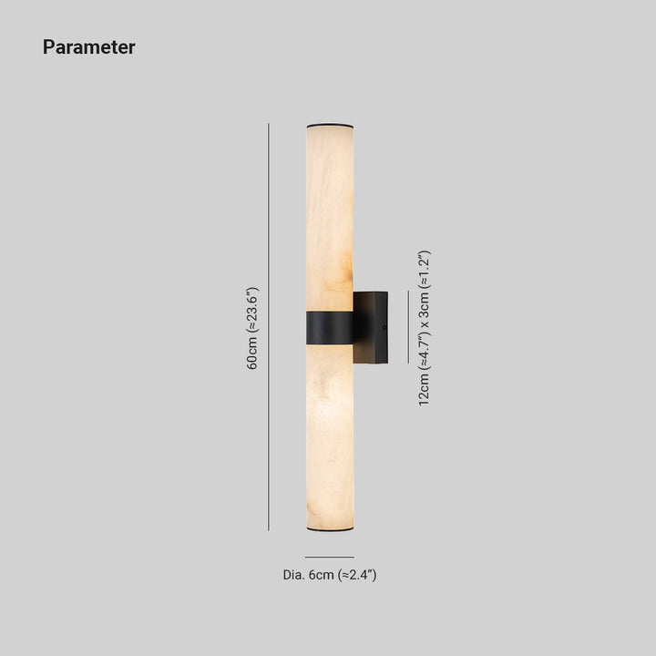 Alabaster Linear Wall Light | Modern Dimmable LED Wall Sconce