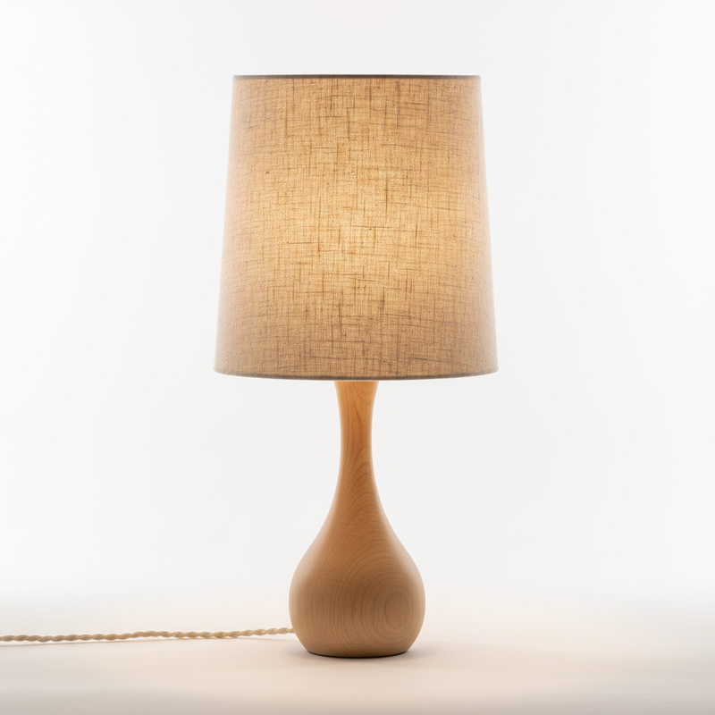 Aldea Linen Drum Table Lamp