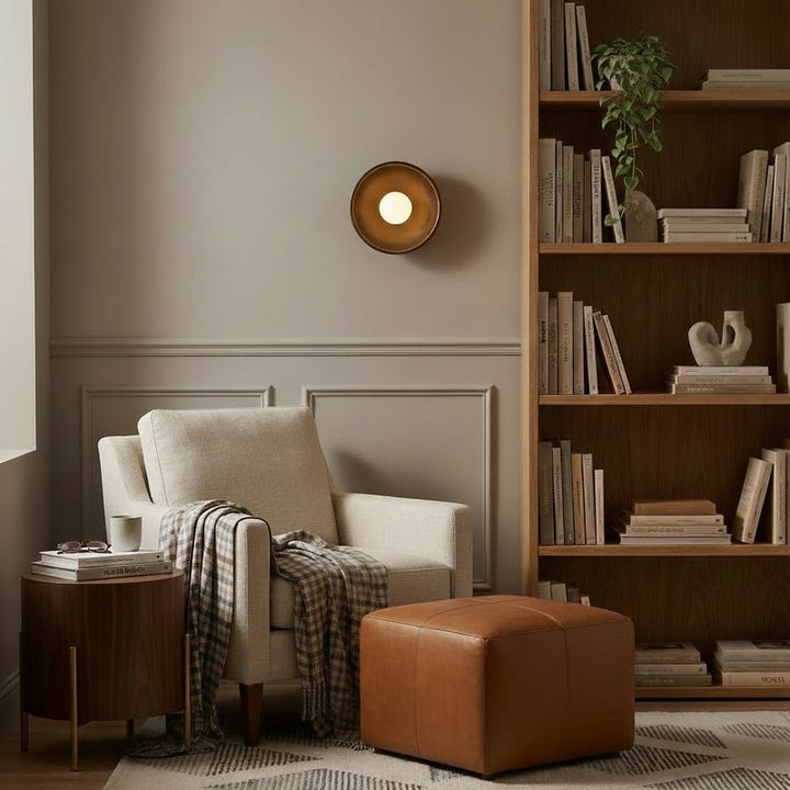 Anton Mini Wall Lamp - Cylindrical Drum Shade