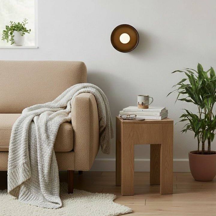 Anton Mini Wall Lamp - Cylindrical Drum Shade