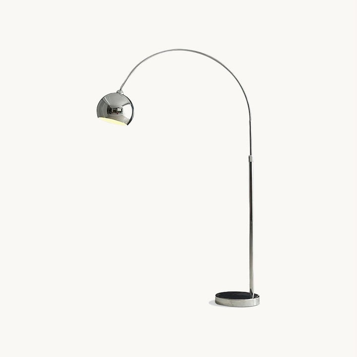 Arc Floor Lamp - Curved with Dome Shade