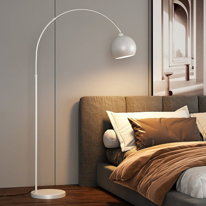 Arc Floor Lamp - Curved with Dome Shade
